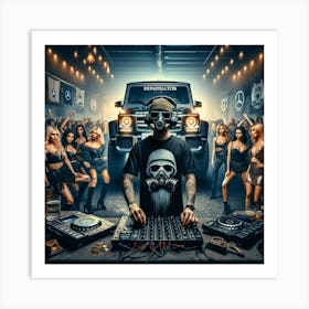 DJ Hunzinator Art Print