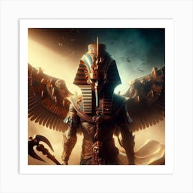 Egyptian God 1 Art Print