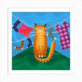 Laundry Day 2 Art Print