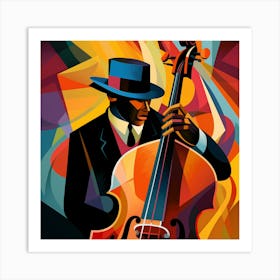 Jazz Musician 45 Art Print