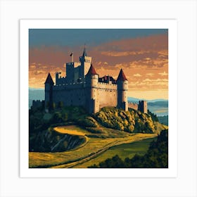 Medieval Castle Art Print