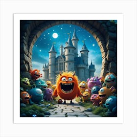 Monsters, Inc 5 Art Print