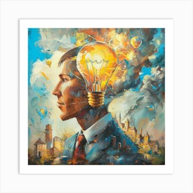 Lightbulb 4 Art Print