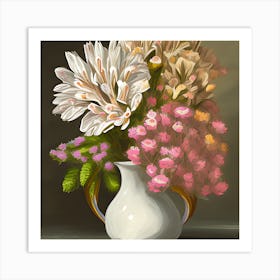 Alstroemeria Flowers 30 Art Print