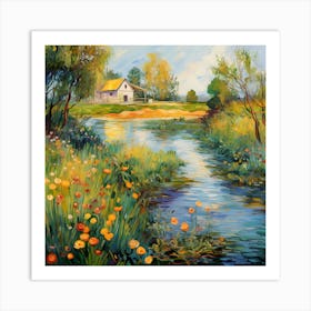 Tranquil Bloom Cove Art Print