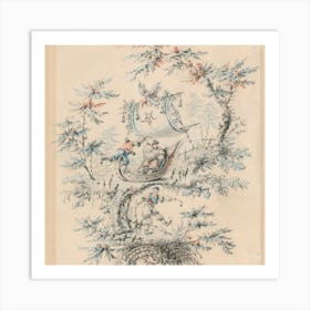 Chinoiserie Painting Art Print