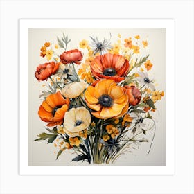 Bloomed Symphony Art Print