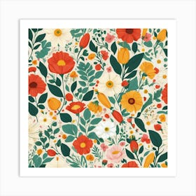 Default Floral Heinz Art 1 Art Print