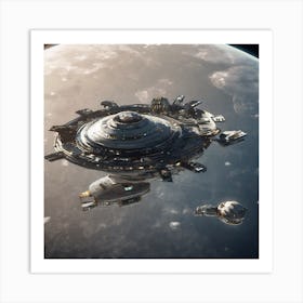 Space Station 109 Art Print