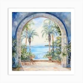 Archway To The Sea 1 Art Print