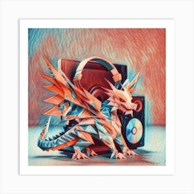 Tweakn The Dragon Art Print