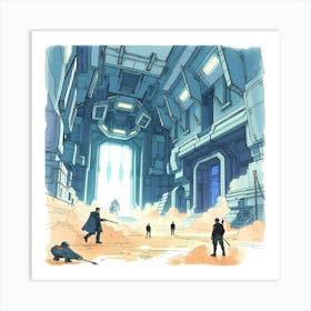 Space Station 1 Art Print