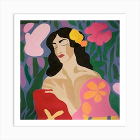 Hawaiian Woman 2 Art Print