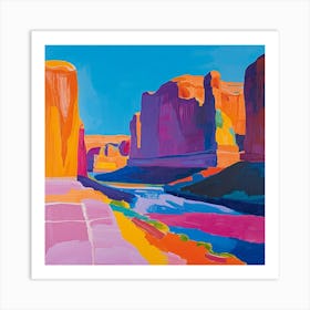 Colourful Abstract Arches National Park Usa 2 Art Print