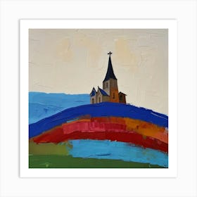 Church On The Hill Art Print