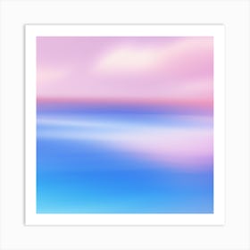 Pastel Horizon Art Print