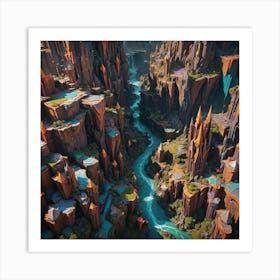 Fantasy Landscape 1 Art Print