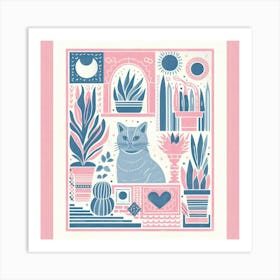 Cat Print 1 Art Print