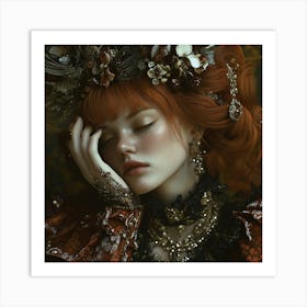 Victorian Girl Art Print