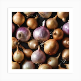 Onion Bunches 5 Art Print