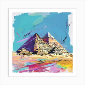 Pyramids Of Giza 1 Art Print