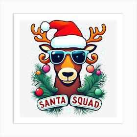 Santa Squad Art Print