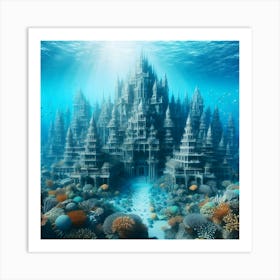 Underwater City 1 Art Print