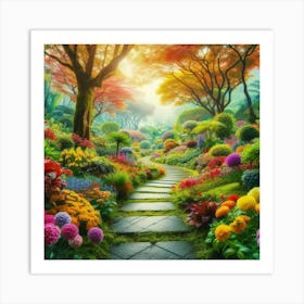 Garden Path 16 Art Print