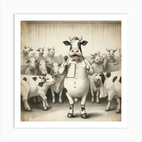 Cows! 1 Art Print