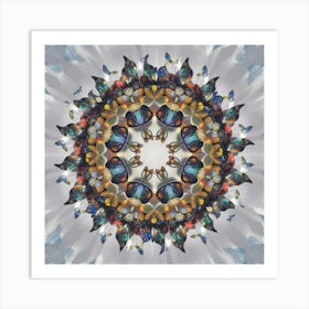 Butterfly Mandala Art Print