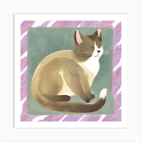 Cat Portrait 3 Art Print