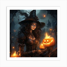 Halloween Witch 2 Art Print