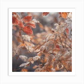 Fall Season Trees Art Print