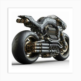 Harley-Davidson Motorcycle Art Print