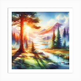 Of A Forest Art Print