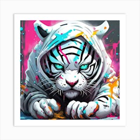 White Tiger 14 Art Print