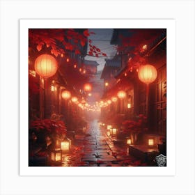 Chinese Alley Art Print