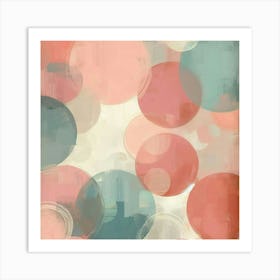 Abstract Circles Canvas Art Art Print