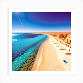 Egypt Beach Art Print