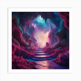 Ice Caves Art Print