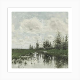 'The Marsh' 2 Art Print