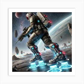 Frostguard Infantry Magnetic Boots Art Print