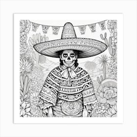 Day Of The Dead 17 Art Print