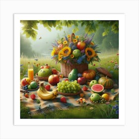 Picnic 4 Art Print