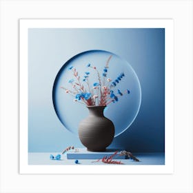 Vase With Flowers Art Print