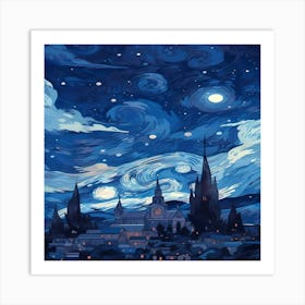 Starry Night Van Gogh Art Print