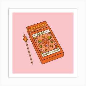 Aries Matchbox Art Print