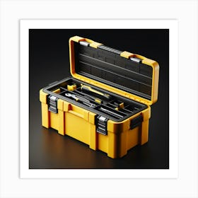 Yellow Tool Box Art Print