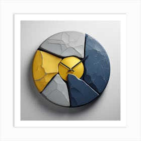 Wall Clock 1 Art Print