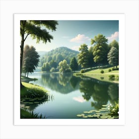 Landscape - Landscape Stock Videos & Royalty-Free Footage 22 Art Print